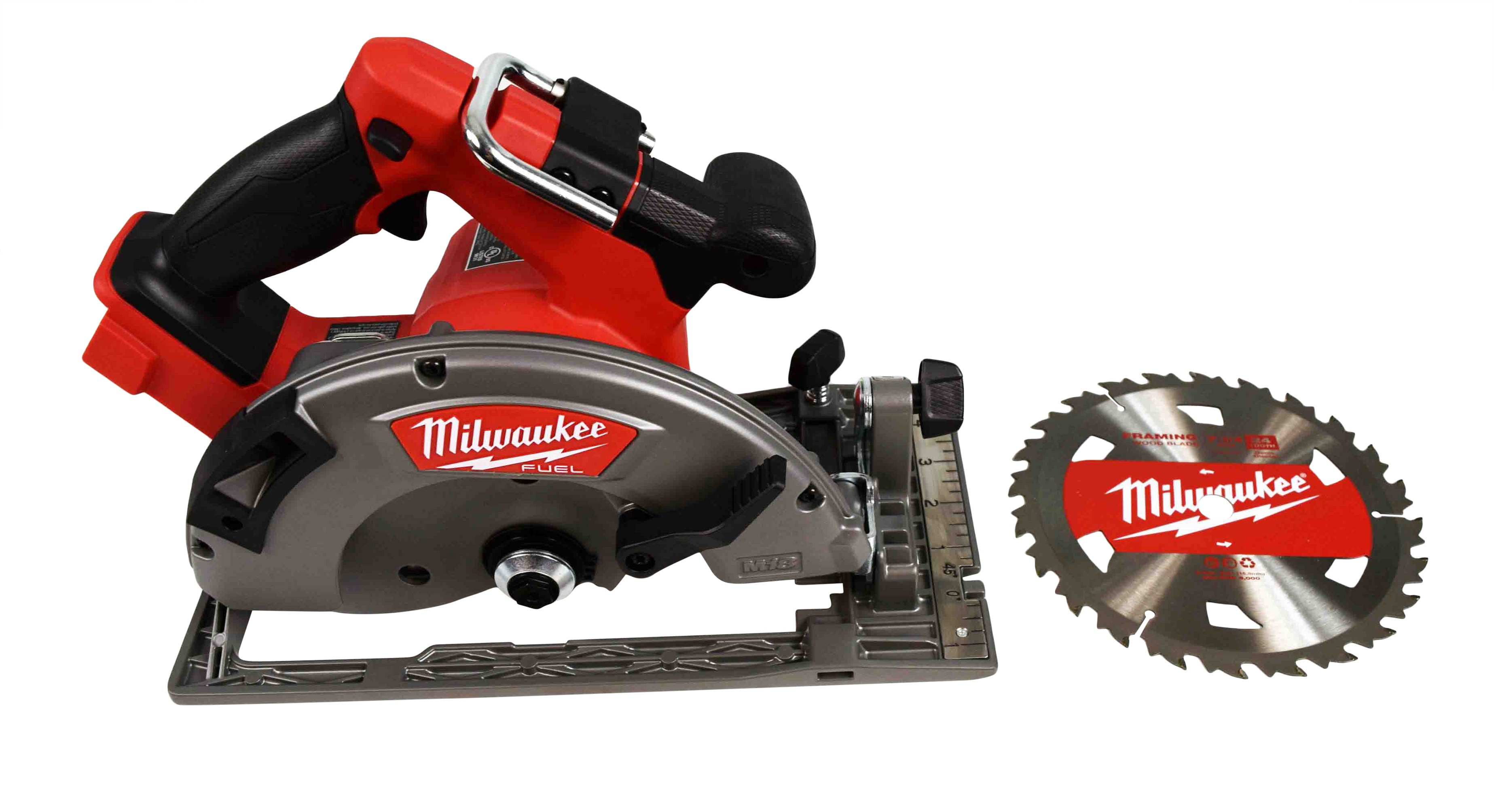 Milwaukee M18 18V Fuel 7-1/4" Circular Saw Kit 2732-21HD with 12Ah Battery, Charger, Contractor Tool Bag - image 2 of 9
