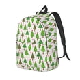 thumbnail image 1 of Vsdgher Christmas Trees Print Canvas Backpack Travel Rucksack Unisex Knapsack 15.7/17.7Inch Laptop Backpack for Work,College-Medium, 1 of 5