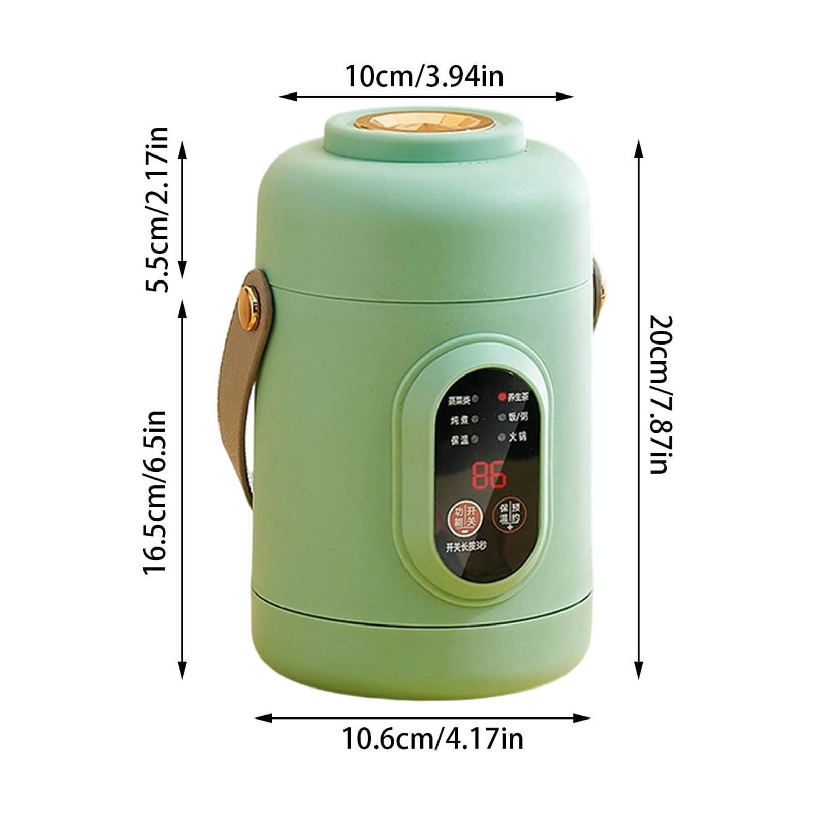 Multifunctional Portable Cooking Ceramic Glazed Inner With Steamer And 12 Hour Timer For Meals Kitchen Utensils Set Silicone Cooking Utensils Tasty Kitchenware Set Rice Cooker 3 Cups Wooden Cooking