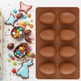 thumbnail image 5 of Visland Easter Egg Silicon mold for Chocolate Bombs, Easter Egg Shapes Baking Mold Tray for Happy Easter Day Handmade Cocoa Bomb, Chocolate, Candy, Cookie, Breakable Egg, 5 of 6