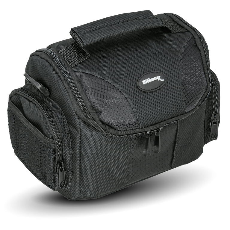 Ultimaxx Medium Water-Resistant Camera Bag, Black, Padded Interior
