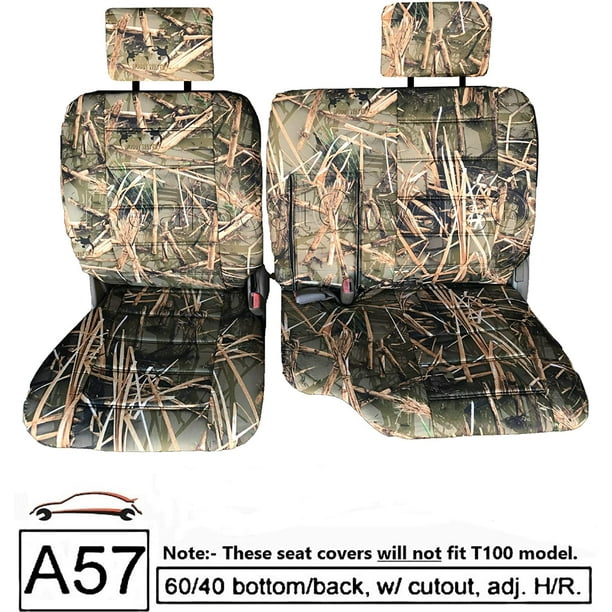 Realseatcover Made To Fit For 1991 Toyota Pickup 60 40 Split Bench Seat Cover Adj Headrest Armrest Access Muddy Water Camo Com - 1991 Toyota Pickup Seat Upholstery Realseatcover Made To Fit For 1991 Toyota Pickup 60 40 Split Bench Seat Cover Adj Headrest Armrest Access Muddy Water Camo Com - 1991 Toyota Pickup Seat Upholstery