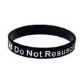 thumbnail image 1 of Decodeary 10Pcs Silicone Bracelet Bracelets Simple Style Rubber Wristband Decoration Black, 1 of 6