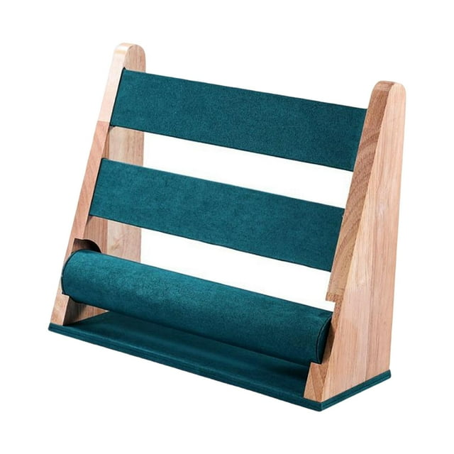 Soporte para exhibición , barra en t, soporte para , organizador, estante de almacenamiento para colr, , pendiente, mujer, niña, escritorio Verde Sunnimix Soporte de exhibición de pulsera