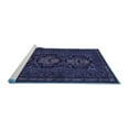 thumbnail image 2 of Ahgly Company Machine Washable Indoor Rectangle Persian Blue Traditional Area Rugs, 5' x 7', 2 of 4