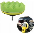 thumbnail image 5 of Kit de esponja para pulir con adaptador de taladro y almohadilla de encerado de lana, juego de almohadillas para pulir autos de 8 piezas, pulidor y cera, 5 of 5