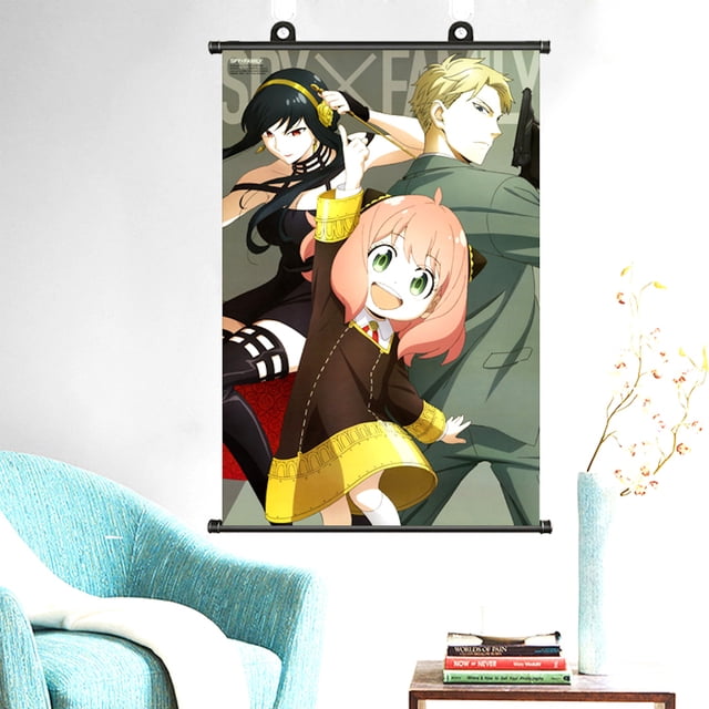 Póster decorativo de pared sobre lienzo Anime Spys Familys Anyas