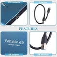 thumbnail image 4 of Portable External Hard Drive 128GB USB 3.0 Metal Hard Disk Storage Expansion for PC Laptop PS4 TV, 4 of 6