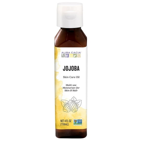 Aura Cacia Jojoba Skin Care Oil, 4 fl oz