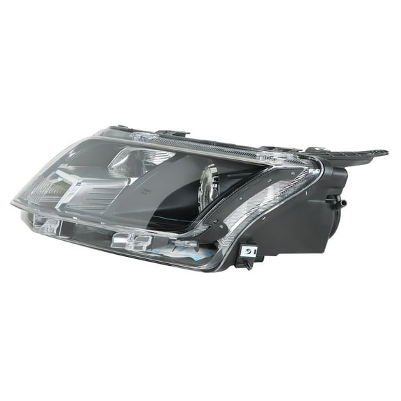 waltyotur Headlight For 2010-2012 Ford Fusion Black Projector Driver Left Side