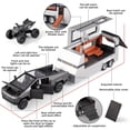 thumbnail image 5 of 1/32 Scale Silver Tesla Cybertruck Diecast Model Toy - Alloy Pickup Truck with Sound & Light Effects, 5 of 5