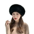 thumbnail image 2 of Zhaomeidaxi Faux Fur Trimmed Winter Hat for Women - Classy Russian Hat with Fleece for Winter, 2 of 8