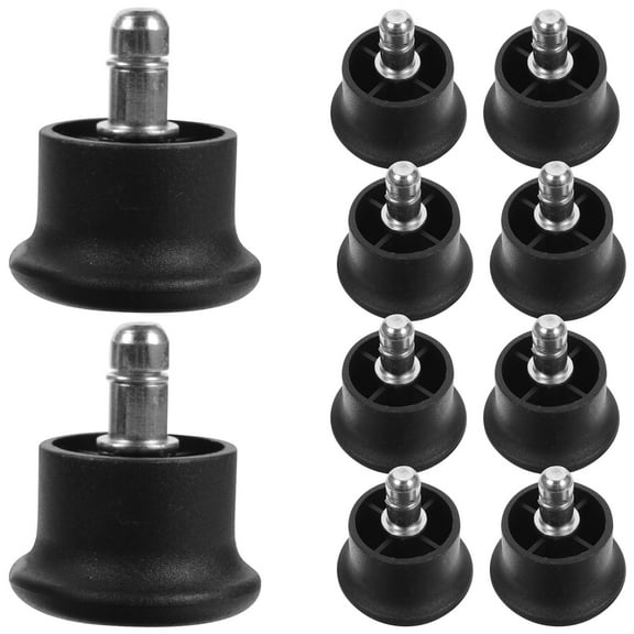 FOMIYES 10Pcs Furniture Chair Casters Wear-resist Wheels Casters Household Fixed Feet Locking Chair Casters