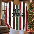 thumbnail image 4 of HAiming Chandail de Noël pour Femmes Imprimé Xmas Manches Longues Col Rond Décontracté Blouse Tendance, 4 of 6
