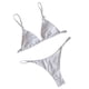 thumbnail image 1 of Traje de baño de bikini de dos piezas cómodo de cristal con tanque plateado elegante de verano para mujer Traje de baño OAVQHLG3B Store lin121212, 1 of 4
