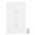 thumbnail image 2 of Interrupteur Mural Tactile Intelligent, Contrôle de l'Application de Commutateur d'Éclairage Tactile 200W LED Puissance pour le Bureau, 2 of 8