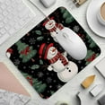thumbnail image 2 of Snowman Square Desk Pad Mouse Pad, 8.3x9.8 Inch Non-Slip Rubber Bottom Printed Mousepad for Office and Gaming, 2 of 6