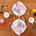 thumbnail image 4 of Coolnut Set of 4 Cute Unicorn Satin Napkin Square 20 Inches Table Napkins Soft Smooth Decorative Napkins for Wedding Banquet Party Decoration, 4 of 6
