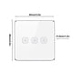 thumbnail image 4 of Tuya ZigBee Light Smart Switch Home Office Control táctil inalámbrico Interruptor de lámpara WiFi Panel de control inteligente, Blanco, 3 bandas Inevent EL001893-03B, 4 of 7