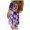 Purple, variant on Big Girls 2-Piece Summer Set Short Sleeve Graphic Print T-Shirt and Matching Shorts Trendy Casual Fashionable Outfits and Playwear for Little and Big Girls Clothing