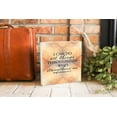 thumbnail image 3 of Him Who Strengthens Me Orange Geometric 10 x 10 Wood Tabletop Sign Plaque, 3 of 4