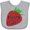 AC-Heather Grey, variant on Inktastic So Berry Cute Boys or Girls Baby Bib