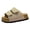 Beige, variant on Boys Girls Platform Slippers Double Strap Open Toe Non Slip Comfortable Cushioned Casual Summer Beach Shoes