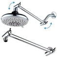 thumbnail image 3 of HotelSpa 11-inch Brass Height/Angle Adjustable Extension Arm, Chrome, 3 of 6