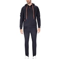 thumbnail image 4 of Gamivast Athletic Tracksuit for Men Full Zip Hooded Jacket and Sweatpants Set Warm Fleece Lined Outfit with Zipper Pockets for Gym Running Sport Wear, 4 of 7