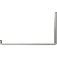 thumbnail image 4 of Ekena Millwork 2"W x 12"D x 7"H Steel Hanging Shelf Bracket, Stainless Steel, 4 of 10
