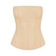 thumbnail image 5 of Shaping Underbust Corset Bustier With Sheer Mesh And For Waist Training And Layering,Color:Khaki, 5 of 6