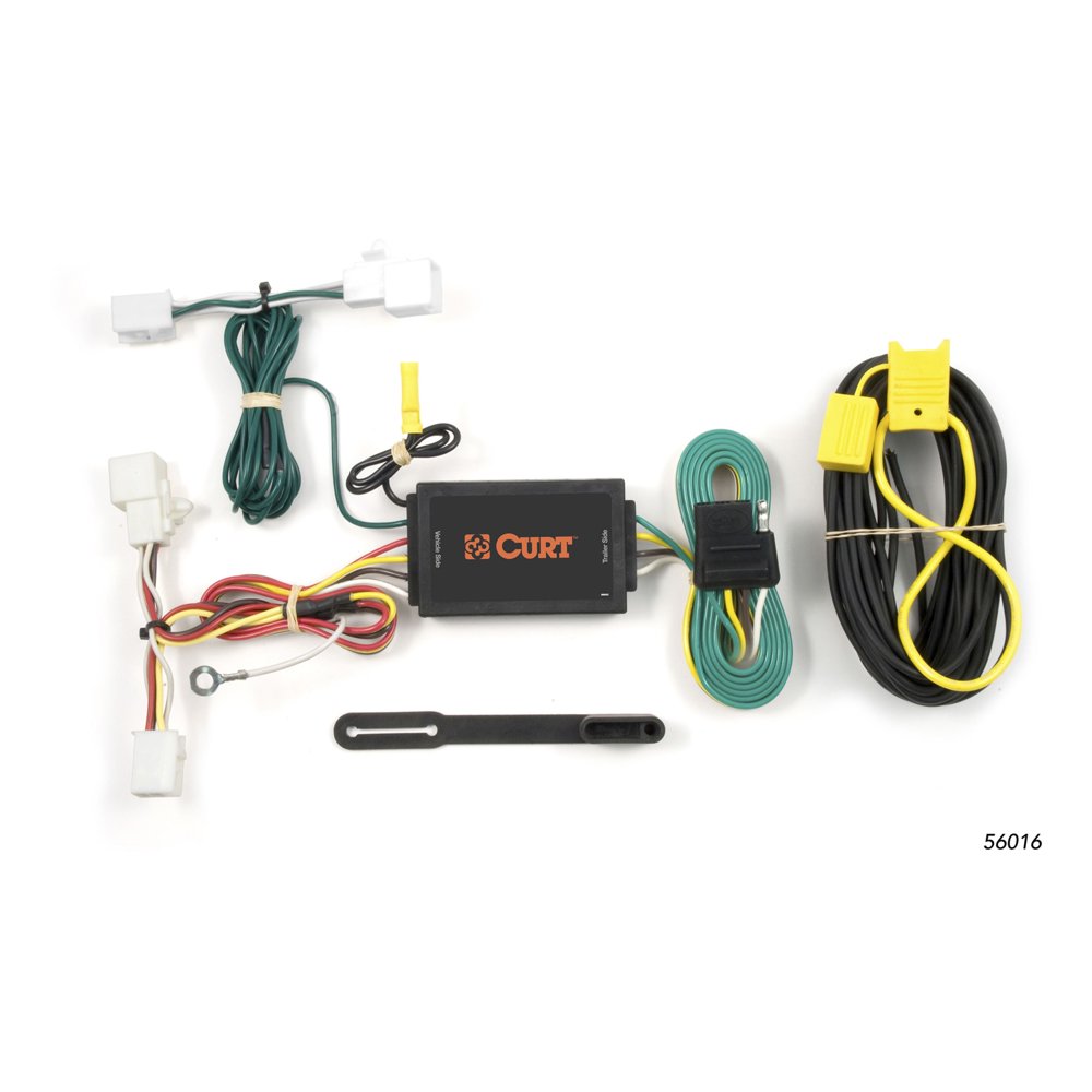 CURT 56016 Vehicle-Side Custom 4-Pin Trailer Wiring Harness, Select