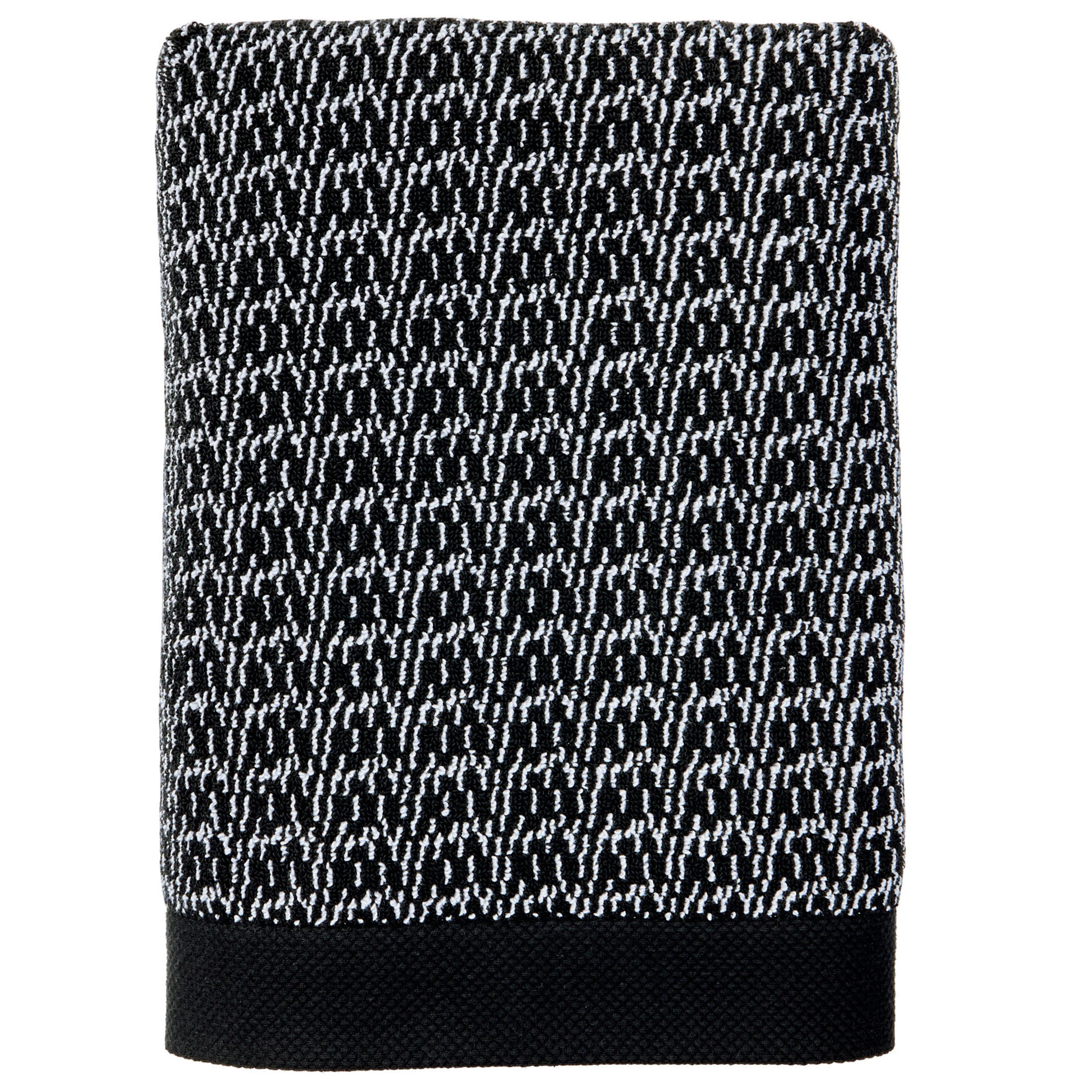 Better Homes & Gardens Signature Soft Cotton Melange 6-Piece Bath Towel Set, Rich Black