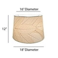 thumbnail image 2 of Eangee 18 Inch Tapered Drum Shade Natural, 2 of 4