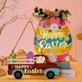 thumbnail image 4 of Type C Adornos colgantes de Pascua felices, luz LED, letreros de camión de huevo de conejito para puerta delantera, pared, vacaciones, primavera, Pascua, decoración de casa de gra, 4 of 5