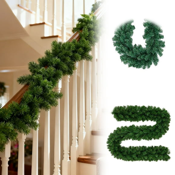 Vigne de Verdure Réaliste de 27 Mètres pour Décoration Intérieure et Extérieure sur Manteau Mur Cheminée Porche Cadre de Vacances