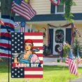 thumbnail image 3 of Labor Day Garden Flag Celebrate Labor Day 12x18 Inch Double Sided Vertical Working Tools Patriotic USA Small Flags USA Garden Yard Garden Flags Banner Outdoor Outside Labor Day Decoration, 3 of 6
