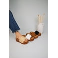 thumbnail image 5 of Women’s Platform Wedge Slide Sandals Cushioned Open Toe Slip On with Studded Strap, 5 of 5