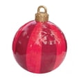 thumbnail image 1 of HEVIRGO 1 Set Christmas Inflatable Ball Outdoor Christmas Decorations Inflatable Decorated Ball with Pump for Home New Year Festive Decor, 1 of 11