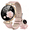 Rose gold, variant on Smart Watches for Women, 1.2'' AMOLED HD Round Screen Fitness Trackers with Bluetooth Call (Answer/Make/Text), 100+ Sports Mode, IP68 Waterproof Women Smart Watch for Android IOS