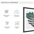 thumbnail image 5 of MCS Studio Gallery 20x24 Matted to 16x20 Poster Frame Black Woodgrain, Vertical & Horizontal Wall Hanging Large Picture Frame for Photos, Posters & Art Prints (1-Pack), 5 of 7