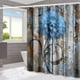 thumbnail image 3 of Cortina de ducha impermeable con estampado digital Separador de baño seco y húmedo Hogar, 3 of 3