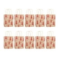 thumbnail image 1 of Yuarrent Bolsa de papel portátil de Navidad, 10 piezas, almacenamiento de recuerdo de fiesta, comida, postre, varios regalos de vacaciones, Kits de decoración para fiestas tipo 5, 1 of 6