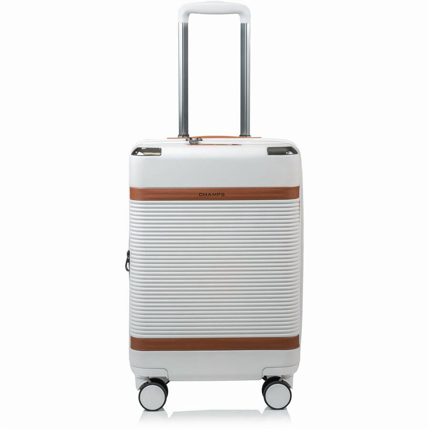 CHAMPS Vintage III Collection, 3-piece Hardside Luggage set, Ivory