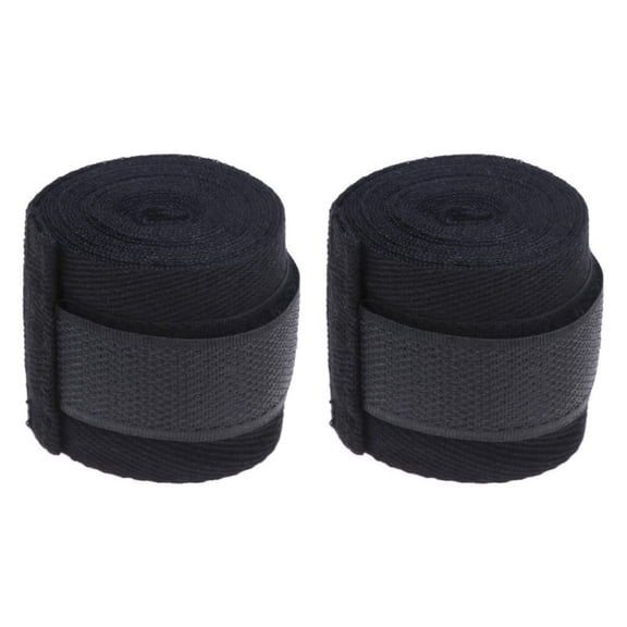 2 Pc 2.5M Eslatic Cotton Sports Strap Boxing Bandage for Muay Thai Taekwondo Hand Gloves Wraps