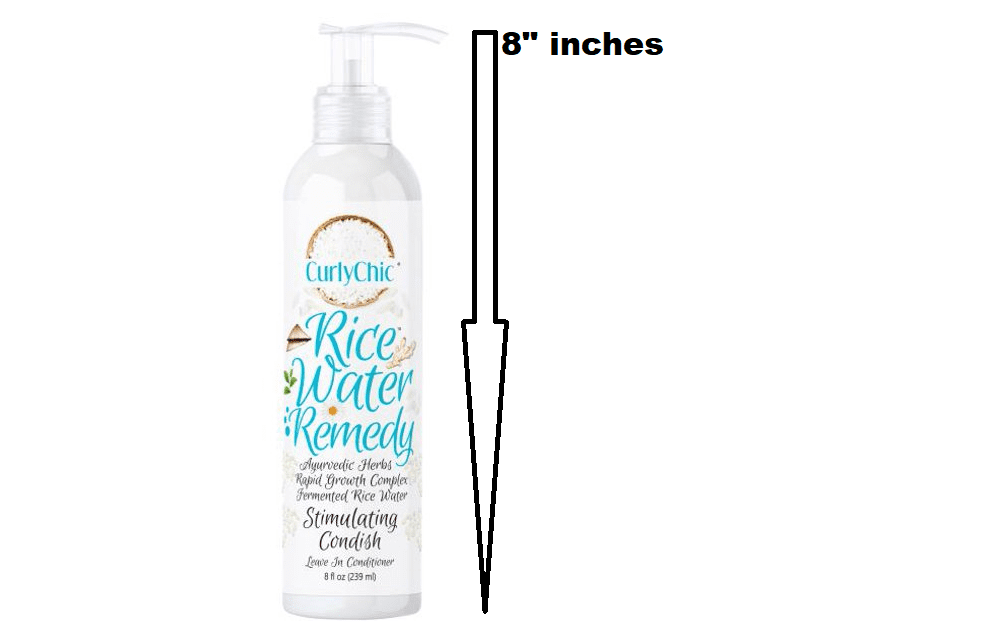 Curly Chic Rice Water Remedy Stimulating Leave-in Conditioner, Net.Wt 8 fl.oz (2)