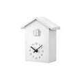 thumbnail image 4 of Reloj de pared Reloj de pared de plástico con forma de casa Reloj despertador que indica la hora Sala de estar Decoración de oficina, Blanco Vogacara HA001810-02B, 4 of 6