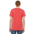 thumbnail image 2 of The Bella + Canvas Mens Jersey Short Sleeve Pocket T-Shirt - HTHR RED/ DP HTH - 2XL, 2 of 3