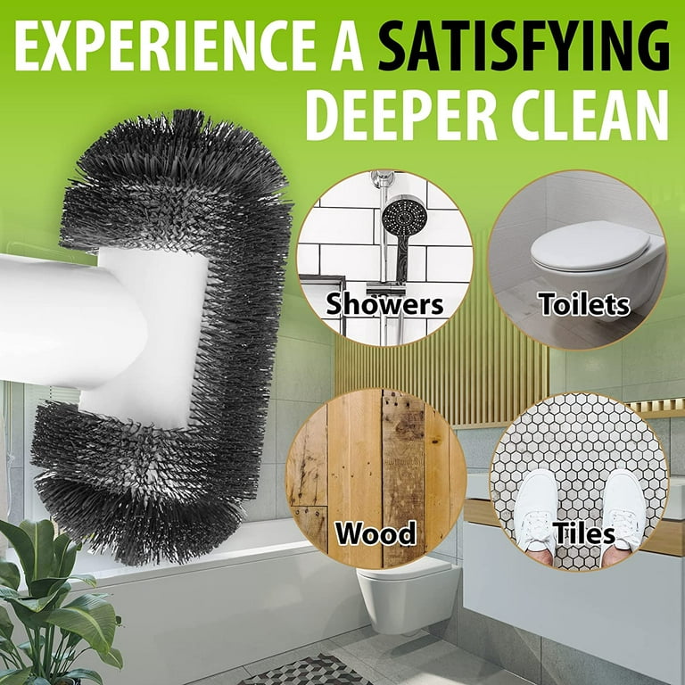  Shower Scrubber Cleaning Brush with Telescopic Long Handle,  Wihxd 2-in-1 Tub and Tile Scrubber Brush with Replaceable Sponge Scrub Brush  for Cleaning Bathroom Shower Bathtub Floor Tile : Health & Household