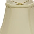 thumbnail image 3 of 16" Ivory Slanted Square Bell Monay Shantung Lampshade, 3 of 5
